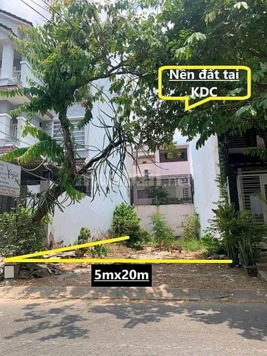BÁN GẤP LÔ ĐẤT NẰM TRONG KDC 100M2-SHR