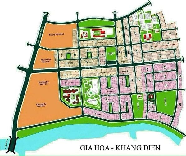 Bán đất khu Khang Điền, Dương Đình Hội, P. Phước Long B giá 2tỷ1 80m2