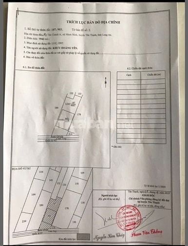 Bán 7942m2 Mt qlo N2, Nhơn Ninh - Tân Thạnh - Long An