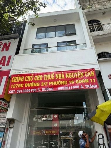 Cho thuê nhà 2MT Hồng Bàng, P1, Q11 giá 30tr
