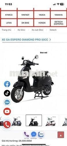 Xe được tặng không dùng đến nên cần bán
