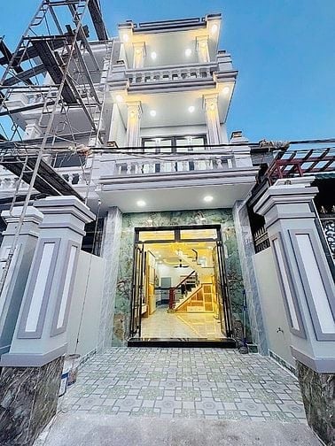 Nhà Quốc lộ 50, Tân Kim,Cần Giuộc.Thiết kế Sang Trọng , sổ sẵn cc liền