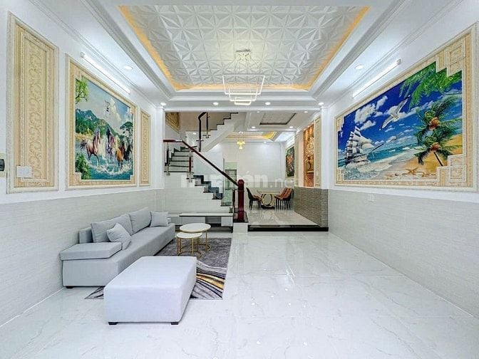 Nhà Đẹp Ở Ngay. 4 Tầng (CN 50m2) Xe Hơi Ngủ Trong Nhà 