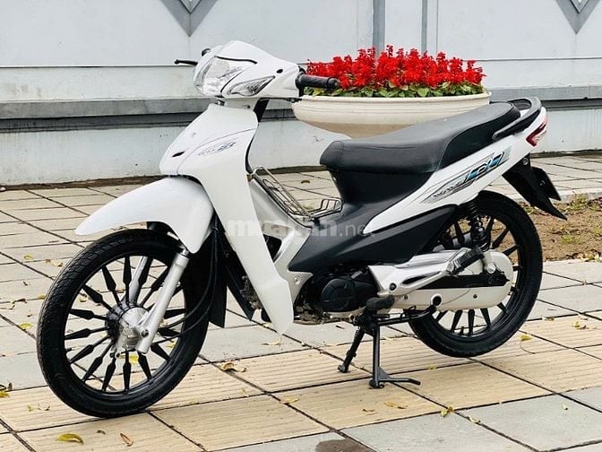 Wave 50cc BIỂN HÀ NỘI MÀU TRẮNG ĐỜI CAO