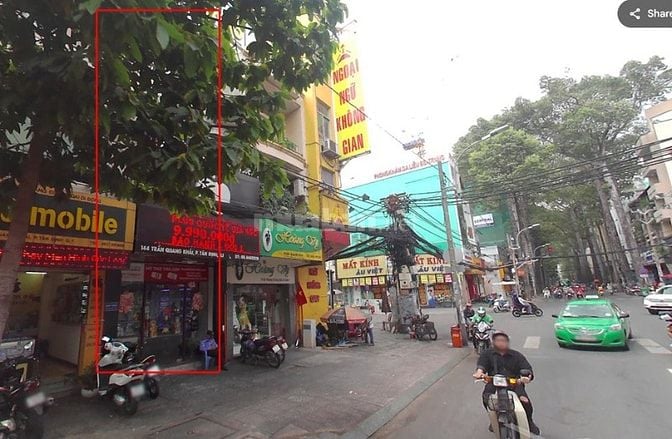 Nhà MT nguyên căn 2 tầng Trần Quang Khải, Q1 góc giao Nguyễn Hữu Cấu