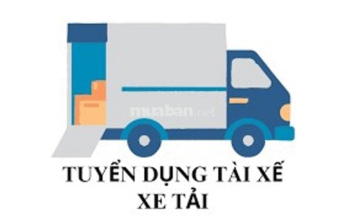 Tuyển dụng 4 Tài xế xe tải dấu C (4 người)  Làm việc tại công ty