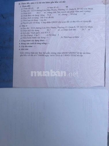 Nha mặt tiền Luu hữu Phước  thuận tiện lưu thông de dang 