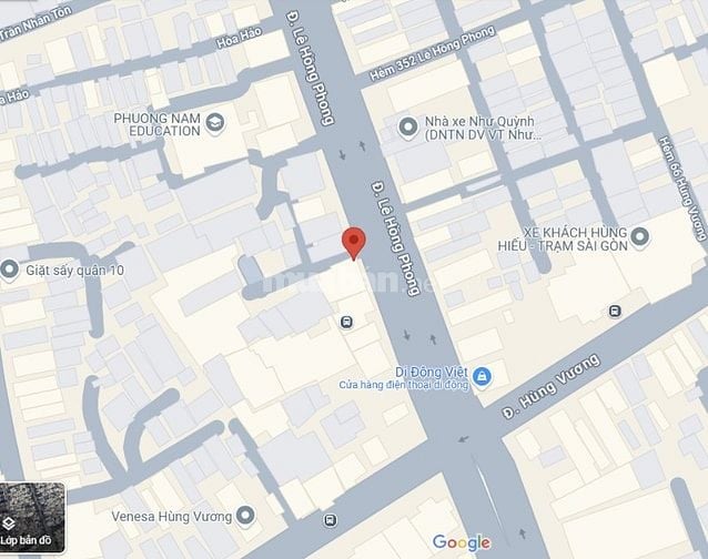 Cho thuê nhà 2MT (trước sau) hẻm đường Lê Hồng Phong P.2 Quận 10 