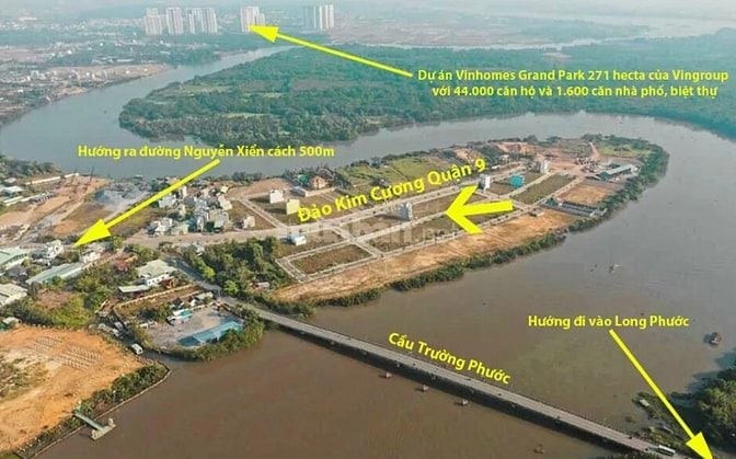 Thanh lý 32 nền đất KDC Đảo Kim Cương ,Q9. Giá 3.5 tỷ. SHR.