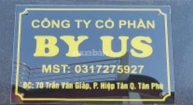 CTY CỔ PHẦN BY US TUYỂN DỤNG NHÂN VIÊN KINH DOANH