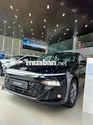 Hyundai Accent 2025 Cao Cấp Đen Giảm 100% Thuế TB