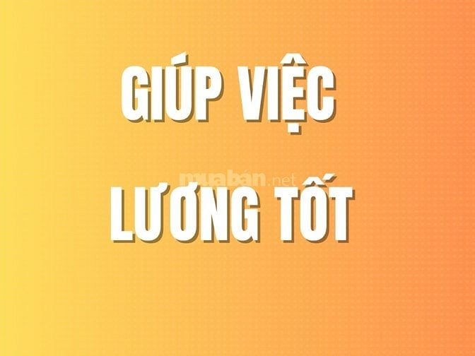 Tuyển Nữ Giúp Việc Theo Giờ hoặc Sáng Đi Chiều Về