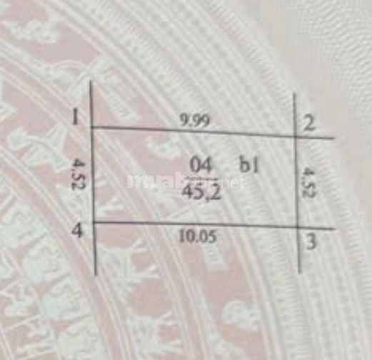 CC bán 47m2 đất lô góc MT 5,5m mặt ngõ ô tô tránh kinh doanh - Cầu Gấy