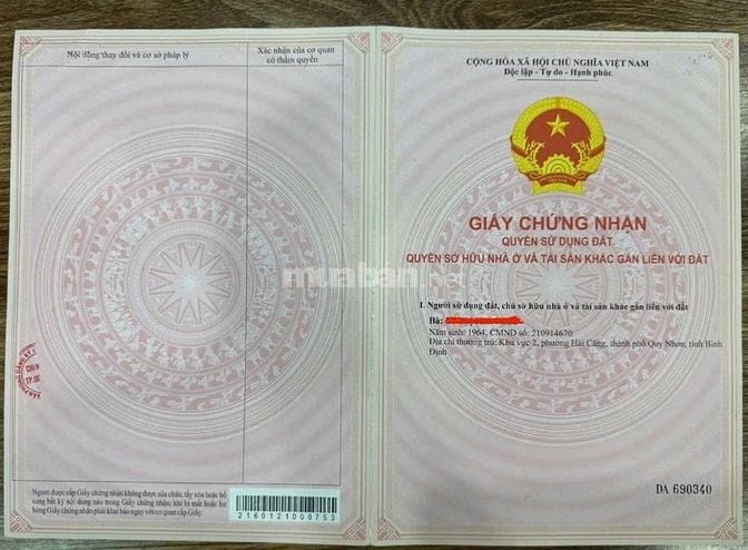 Bán đất Đường DS A8 khe đá , nhơn hội, tp quy nhơn