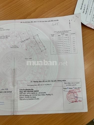Cần bán đất thổ cư diện tích 6x127m xây nhà ngay