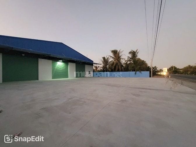Cho thuê xưởng cây lậy Tiền Giang dt 2600m 