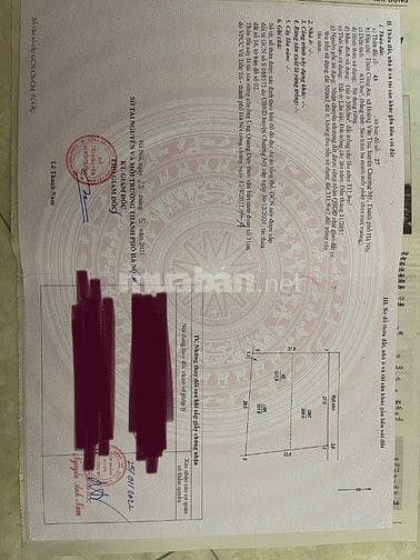 Cc cần bán đất hoang văn thụ, cm