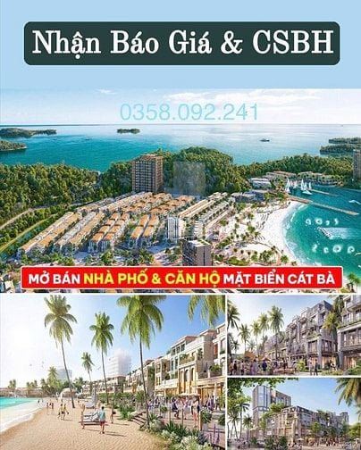 Mở bán toà the xanh 2 Dự án Xanh Island cát bà thiên đường nghỉ dưỡng