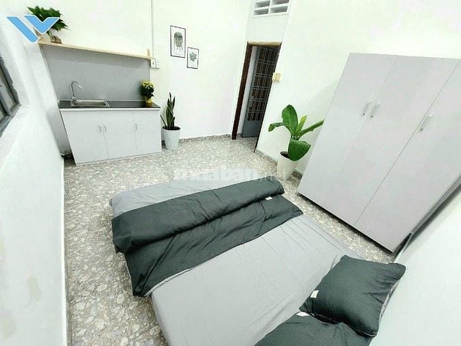 Căn phòng 201 – chỉ 4 triệu tại Tân Sơn Hoà, P.3  Không gian tối giản.