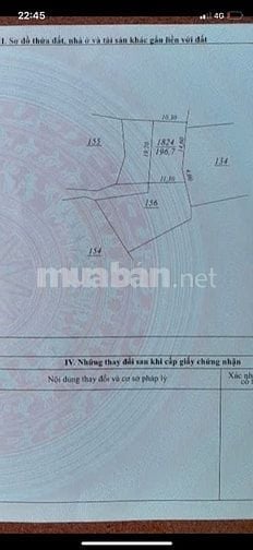 Bán đất Linh Sơn, SĐCC, 197m2, 1,2 tỷ