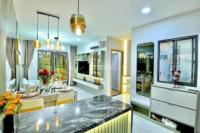 Căn hộ cách Sân Bay 10'- 58m2 (1 tỷ 56), SHR, hoàn thiện 100%, ở liền