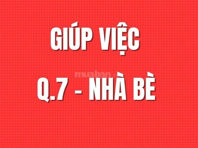 Cần Tuyển Ngay Giúp Việc Theo Giờ Đi Làm Liền