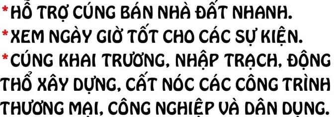 Hỗ trợ cúng bán NHÀ ĐẤT nhanh - Xem NGÀY GIỜ tốt cho các sự kiện...