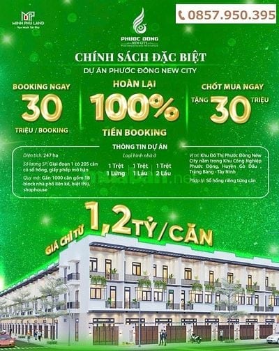 PHƯỚC ĐÔNG NEW CITY-CHỐT NGAY – LỜI NGAY
