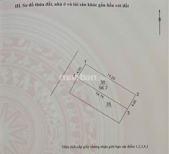CHÍNH CHỦ BÁN 57m2 ĐẤT VĨNH THANH/VĨNH NGỌC SÁT CẦU NHẬT TÂN, TỨ LIÊN