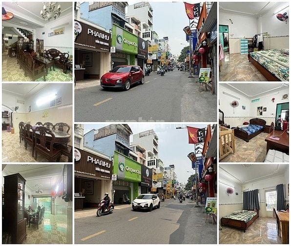 2lầu (4x17,2=68,8m2) mặt tiền thụt (liền kề mặt tiền) Thích Quảng Đức