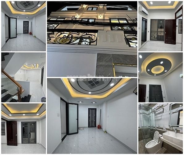 Bthự mini tkế Tân Cổ Điển mặt tiền thụt (sát và liền kế) Đoàn Thị Điểm