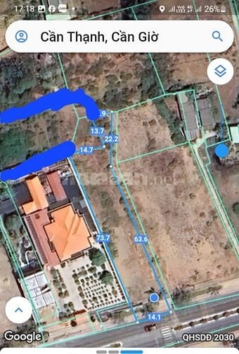 Bán đấy MT Lương Văn Nho, Cần Thạnh,  Cần Giờ, 30tr/m3