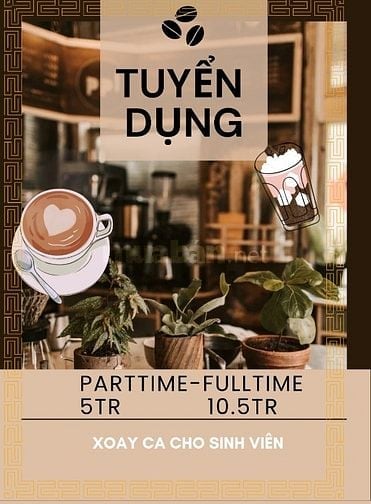 VIỆC LÀM PARTTIME, HỖ TRỢ XOAY CA CHO SINH VIÊN