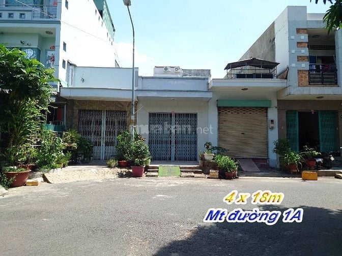 MT ĐƯỜNG 1A KHU LÝ CHIÊU HOÀNG GIÁP Q6, Dt 4 x 18m