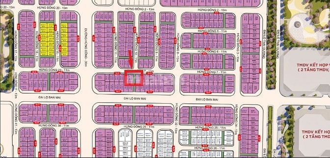 Bán liền kề Vinhomes Wonder City – 3 mặt thoáng, gần đại lộ, giá tốt