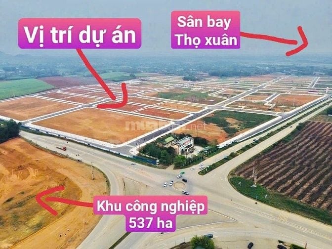 CƠ HỘI ĐẤT NỀN BÊN CẠNH SÂN BAY, ĐỐI DIỆN KHU CÔNG NGHIỆP LAM SƠN - TH