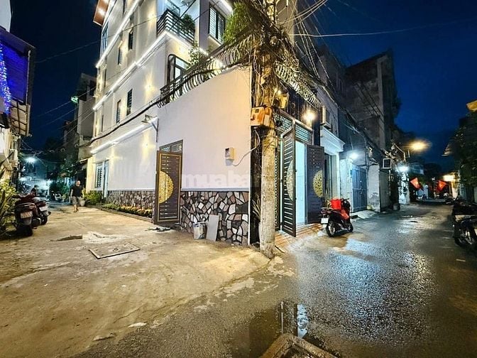Nhà 4 lầu tuyệt đẹp CAO CẤP góc 2 mặt hẻm xe hơi 6m Bùi Quang Là, P12,
