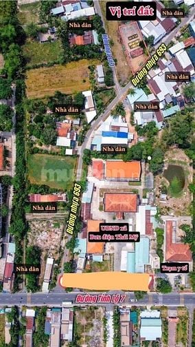 Đất chính chủ ngay sau Uỷ ban xã Thái Mỹ, 1sẹt Tỉnh lộ 7 vào 200m