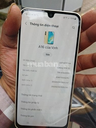 Galaxy A16 5g mới mua nguyên đai nguyên kiện 