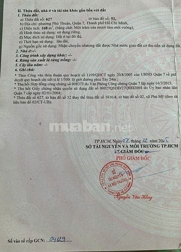 Bán tòa 9 tầng gồm 50 phòng .đường Cao Thị Chính P. Phú Thuận, Quận 7.