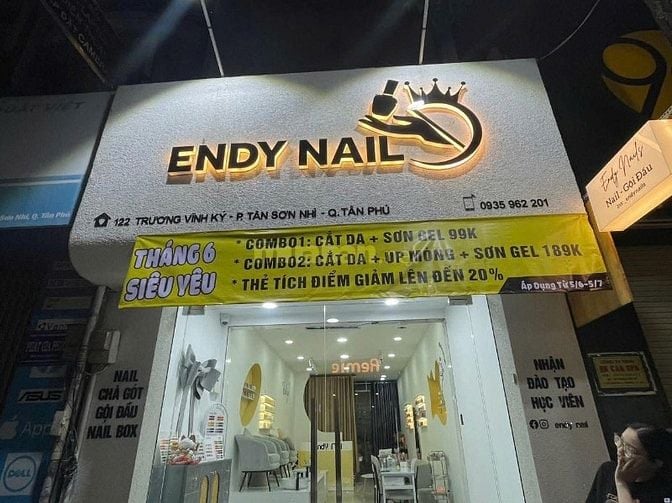 SANG TIỆM NAIL – NHÀ 2 TẦNG MẶT TIỀN TRƯƠNG VĨNH KÝ – 5 PHÒNG RIÊNG