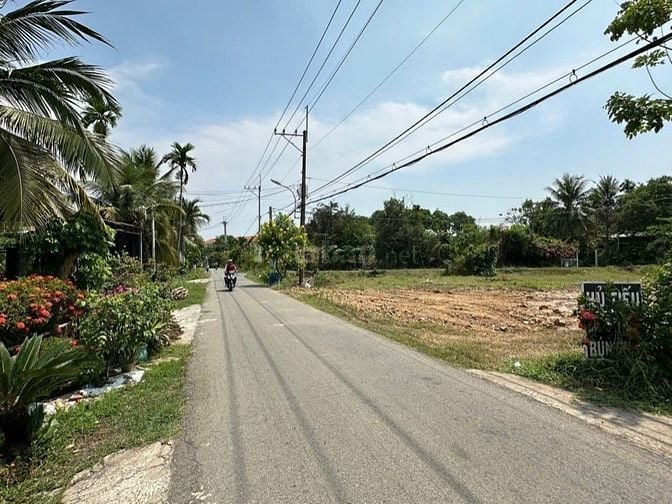 Chủ bán gấp lô thổ cư 250m, giá 2,2 tỷ đường nhụa 6m thông, shr