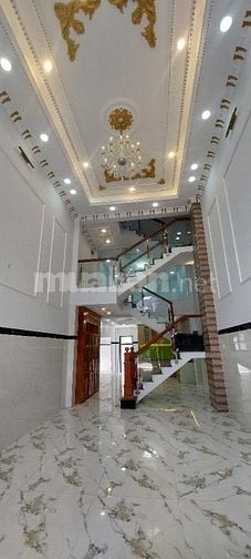 4x16, nhà đúc 5 tấm, mặt tiền đường 25, Lê Văn Quới vào