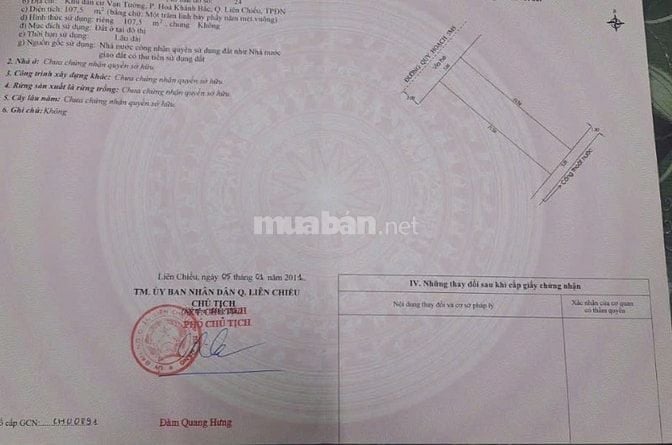 CC Bán đất Bàu Mạc 4 || cách biển 150m 