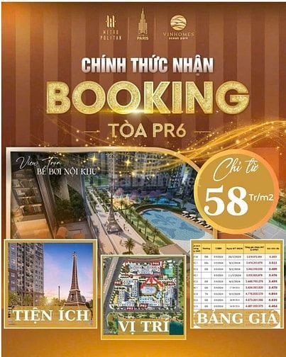 DỰ ÁN PR6 - VINHOMES OCEAN PARK CHIẾT KHẤU 12%