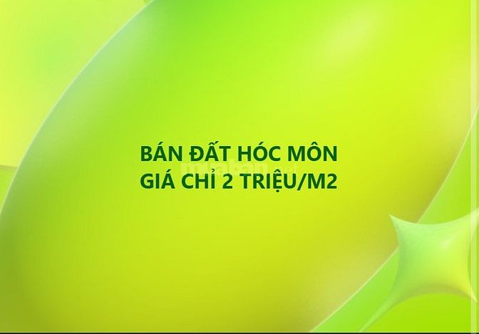 Tôi cần bán - đất Hóc Môn, giá chỉ: 2 triệu/m².