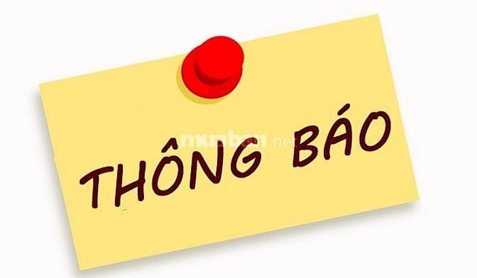 Thông báo cho thuê vật kiến trúc và tài sản gắn liền trên đất