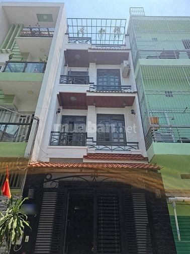 Nhà 4 tầng, Hương Lộ 2, gần BV Bình Tân, DT 4X16, 4PN, Hẻm xe hơi.