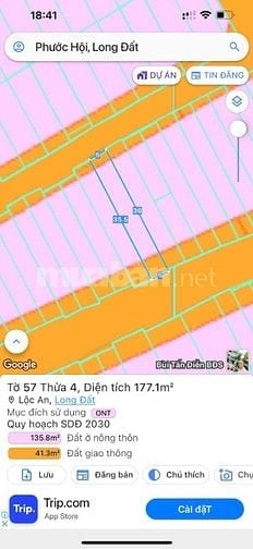🏖️ BÁN 2 LÔ ĐẤT LIỀN KỀ – NGAY CHỢ LỘC AN – CÁCH BIỂN CHỈ 300M
