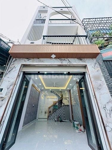 Bán nhà đẹp Phan Văn Hân, 43m², 1T1L, 2PN, 2WC, hẻm 4m, sổ riêng
